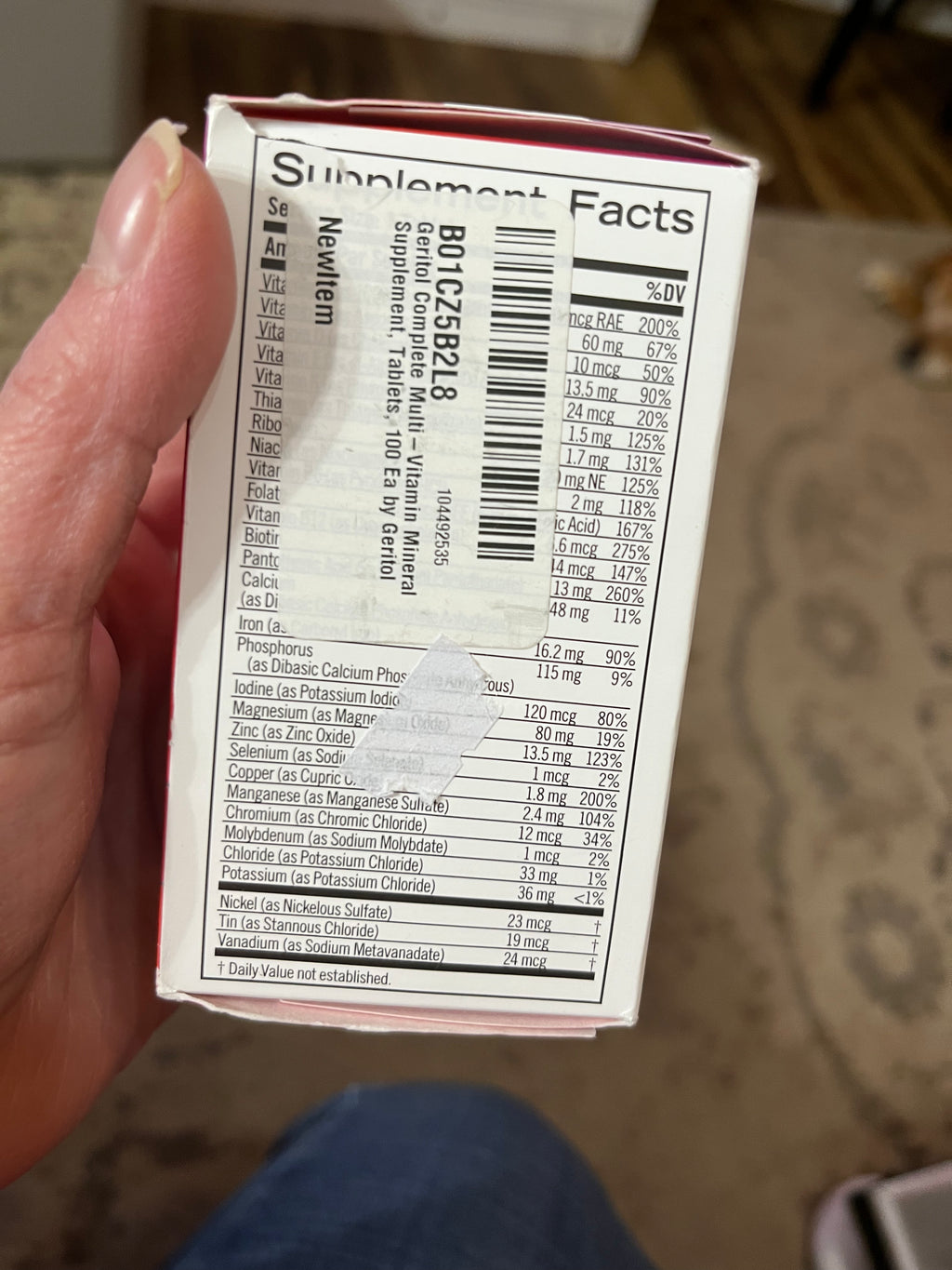 Geritol Multivitamin