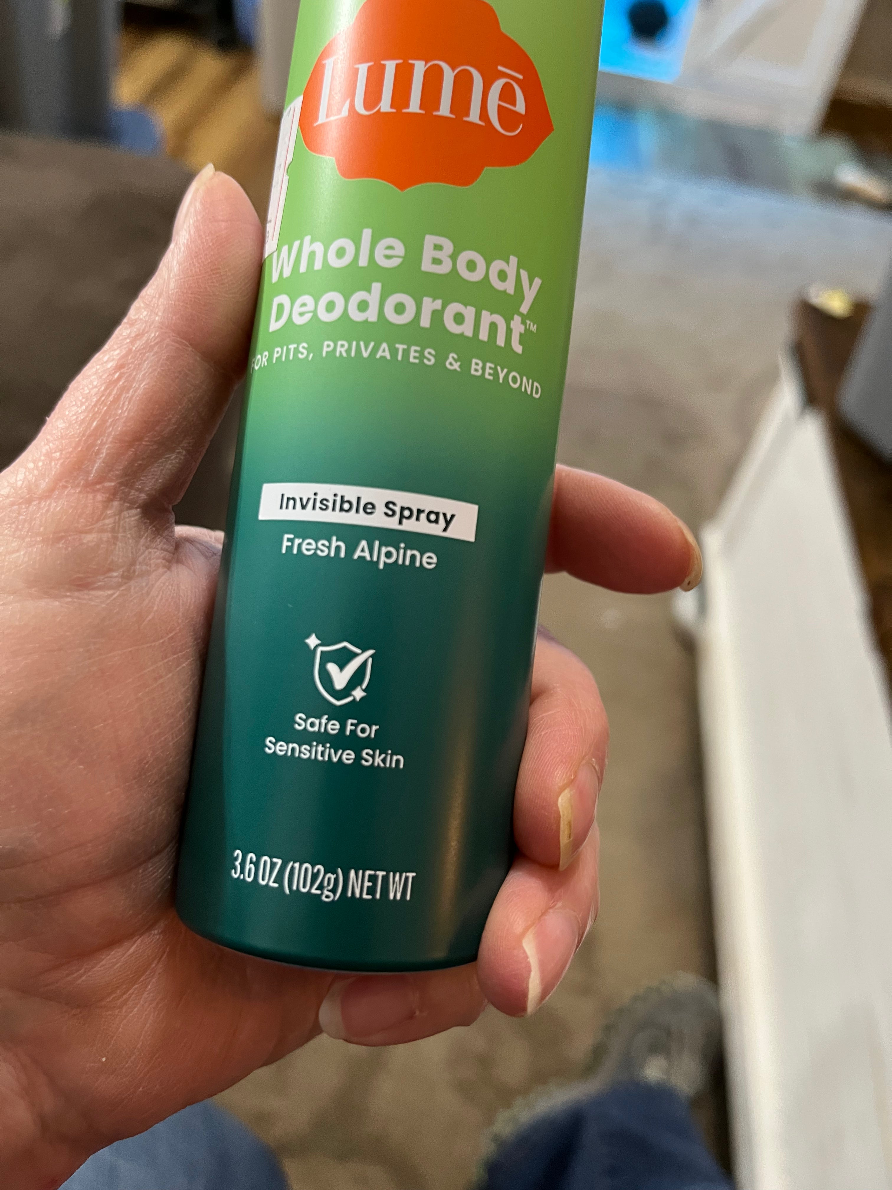 Lume Deodorant Spray - Fresh Alpine