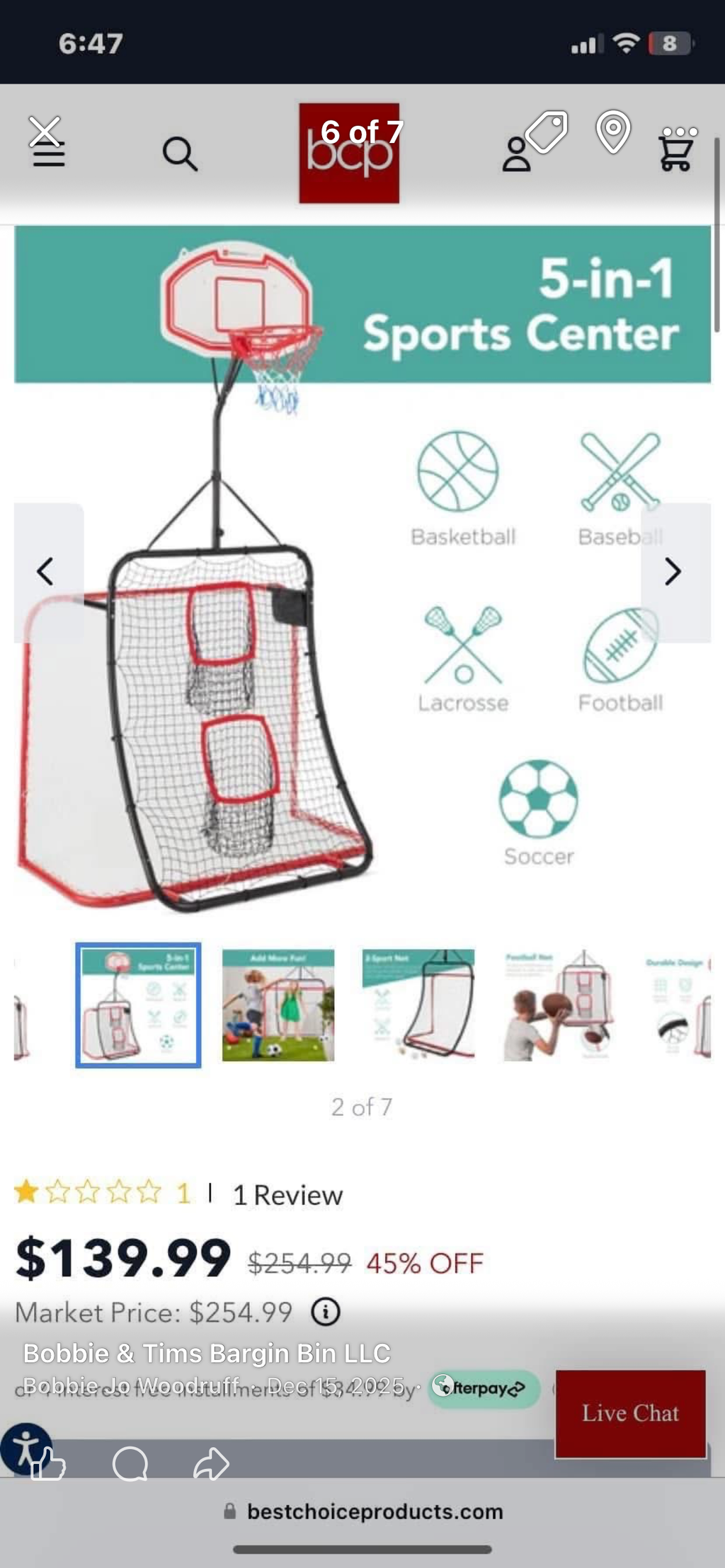 5 in 1 Athletic Sports Center