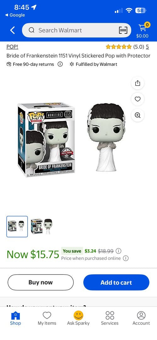 Funko Pop Movies: Universal Monsters - Bride of Frankenstein