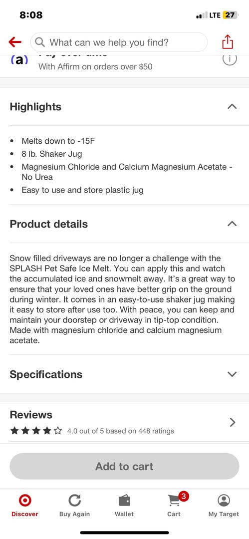 Pet Safe Ice Melt