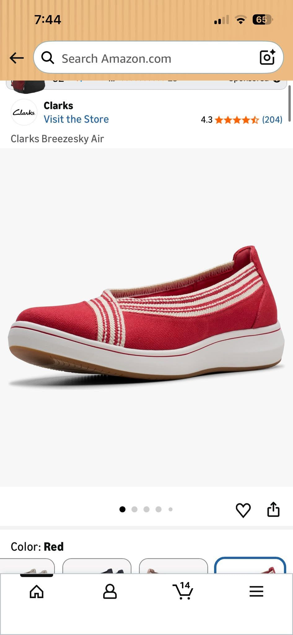 Womens Clarks Clpudsteppers - Breezesky Air