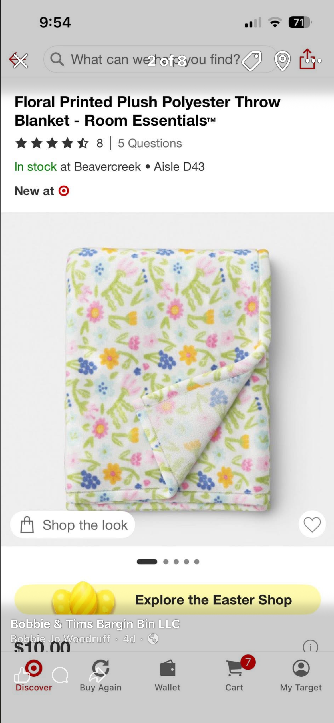 Spring Throw Blanket