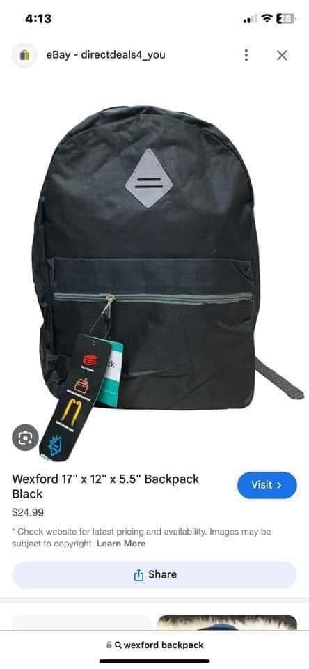 Blue/Grey Bookbag