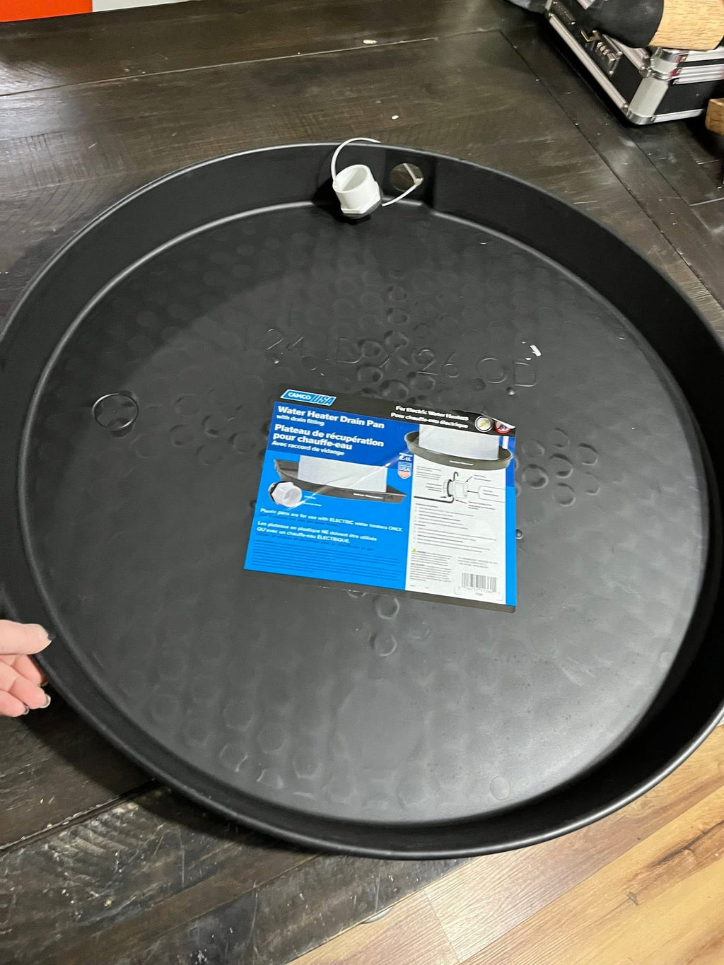 24” Water Heater Drain Pan