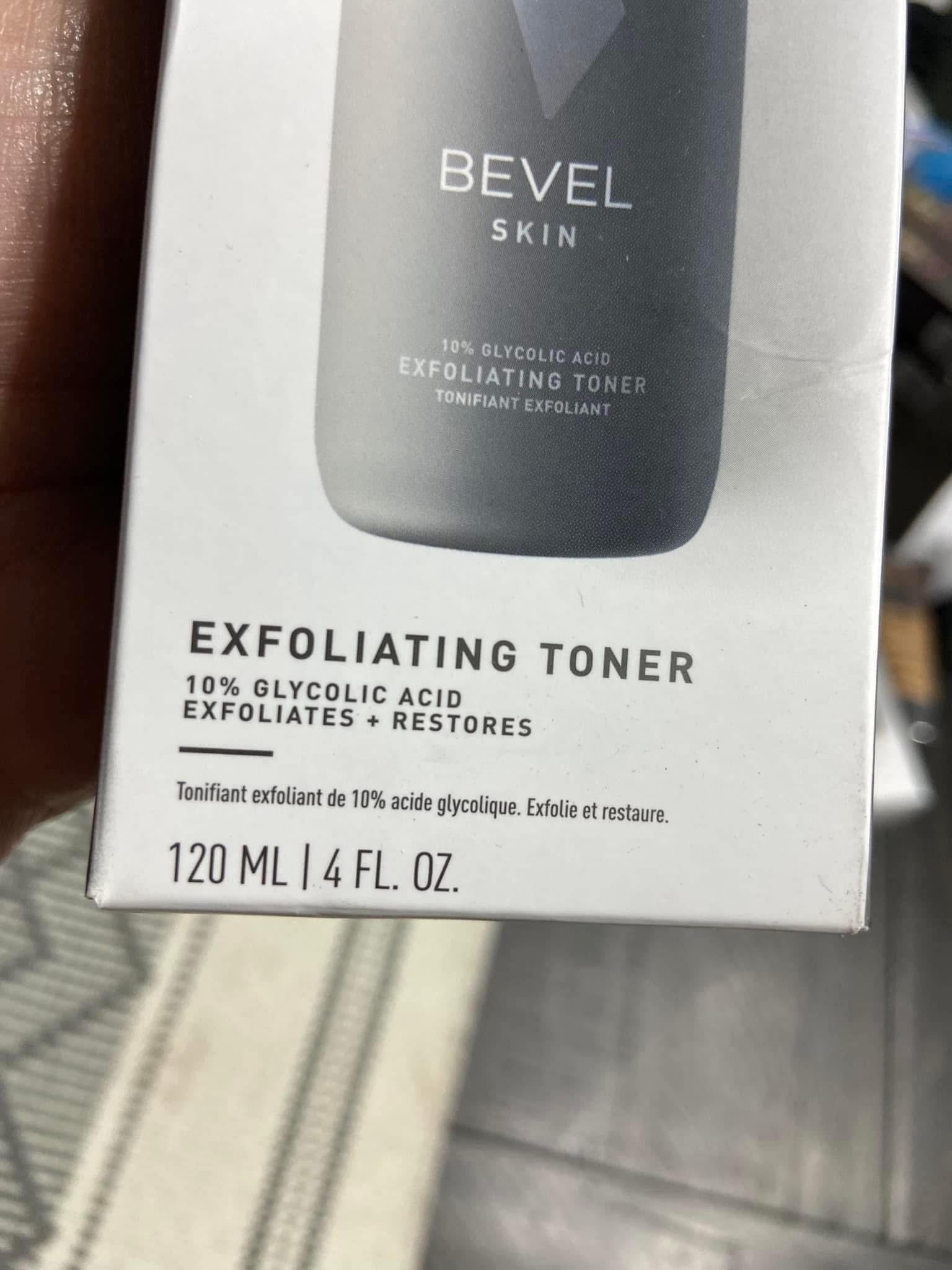 Mens Bevel Face Exfoliating Liquid Toner