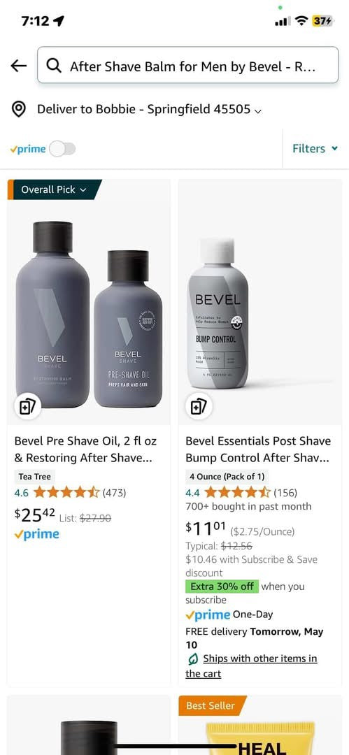 Bevel Shave System Restoring Balm After Shave
