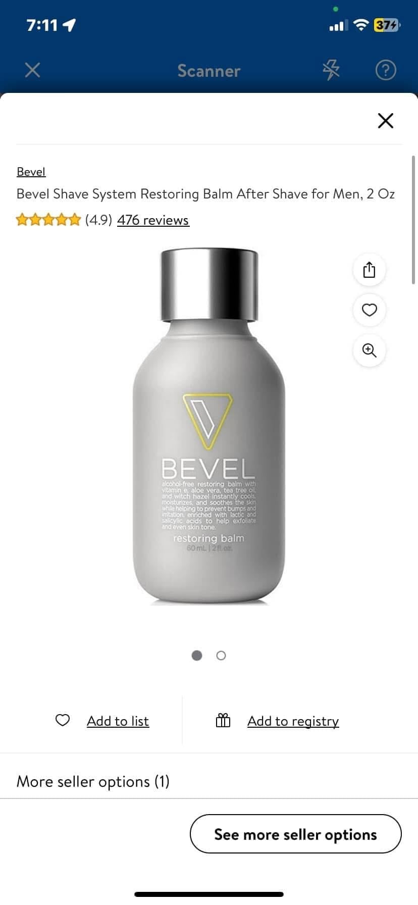 Bevel Shave System Restoring Balm After Shave