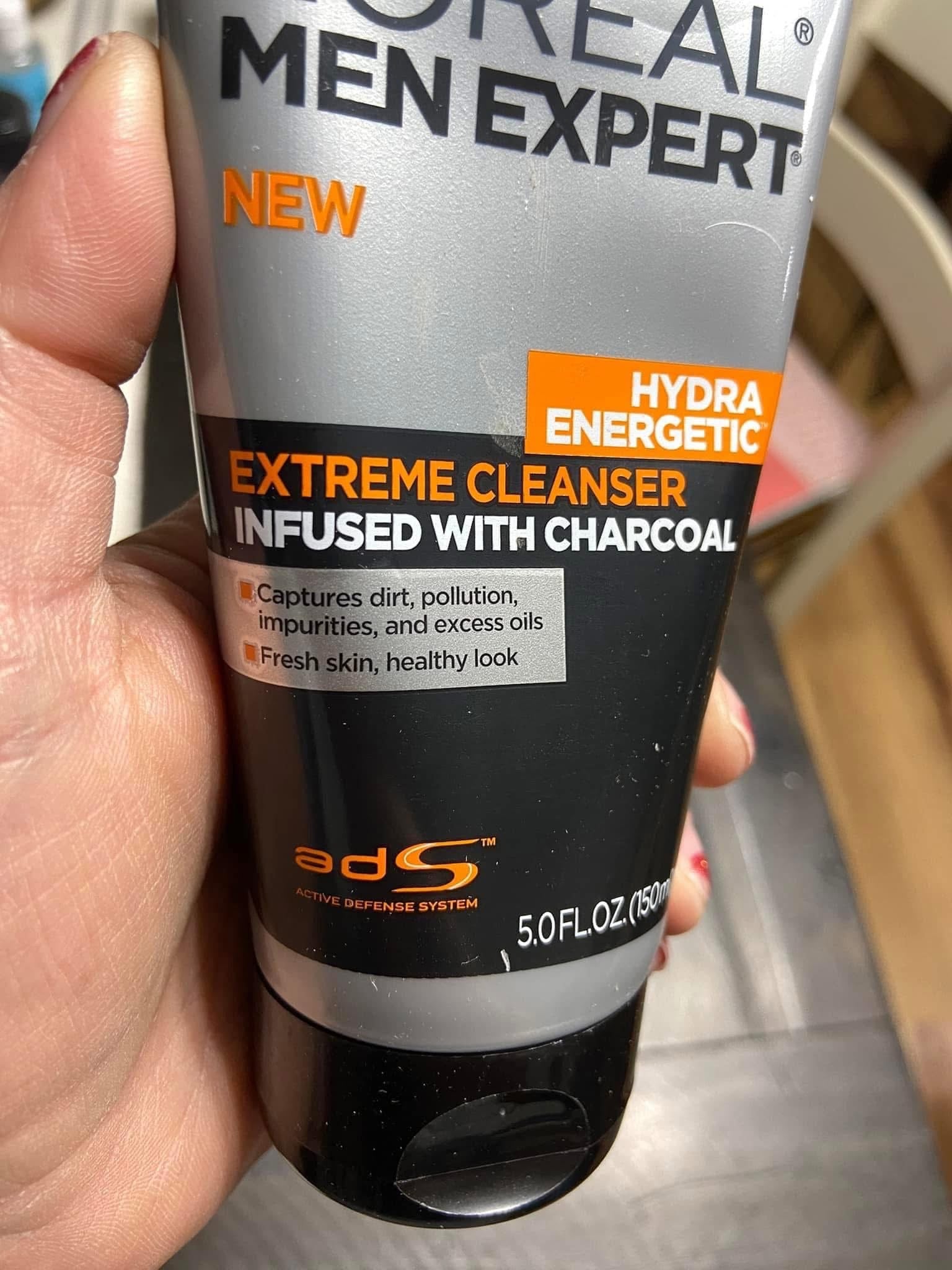 L'Oréal Paris Men's Expert Hydra Energetic Charcoal Cream Cleanser