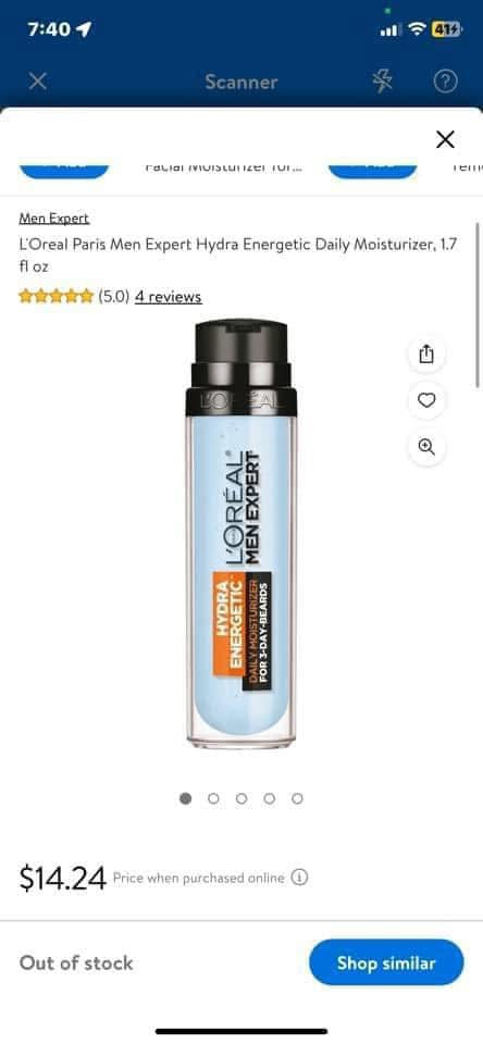 L'Oreal Paris Men Expert Hydra Energetic Daily Moisturizer