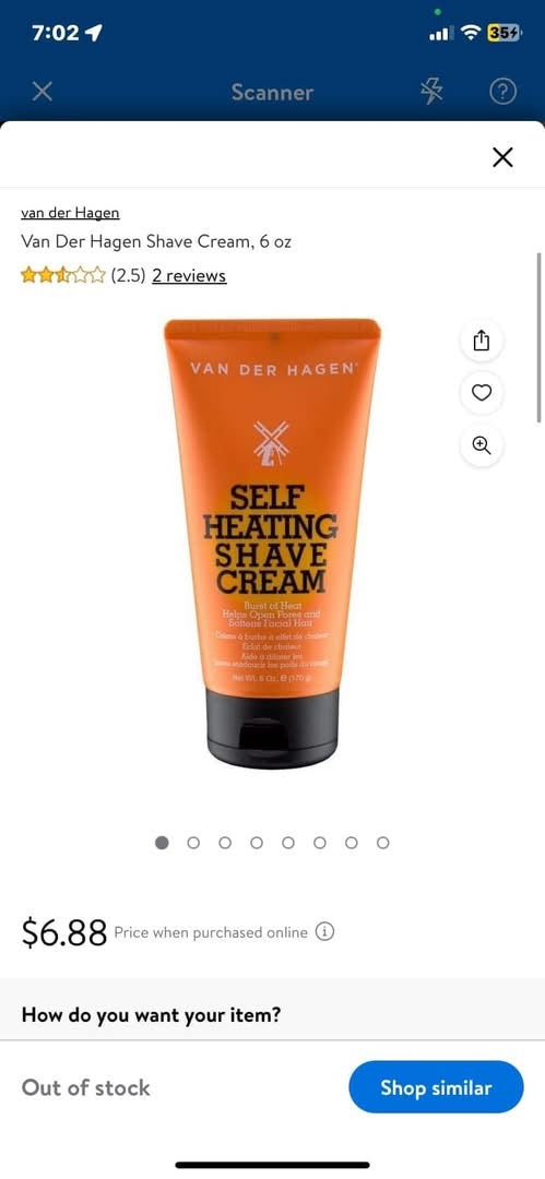 Van Der Hagen Self Heating Shave Cream