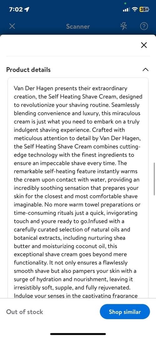 Van Der Hagen Self Heating Shave Cream
