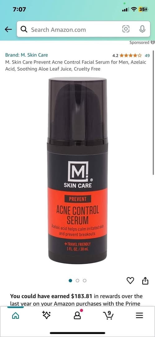 Acne Control Facial Serum for Men