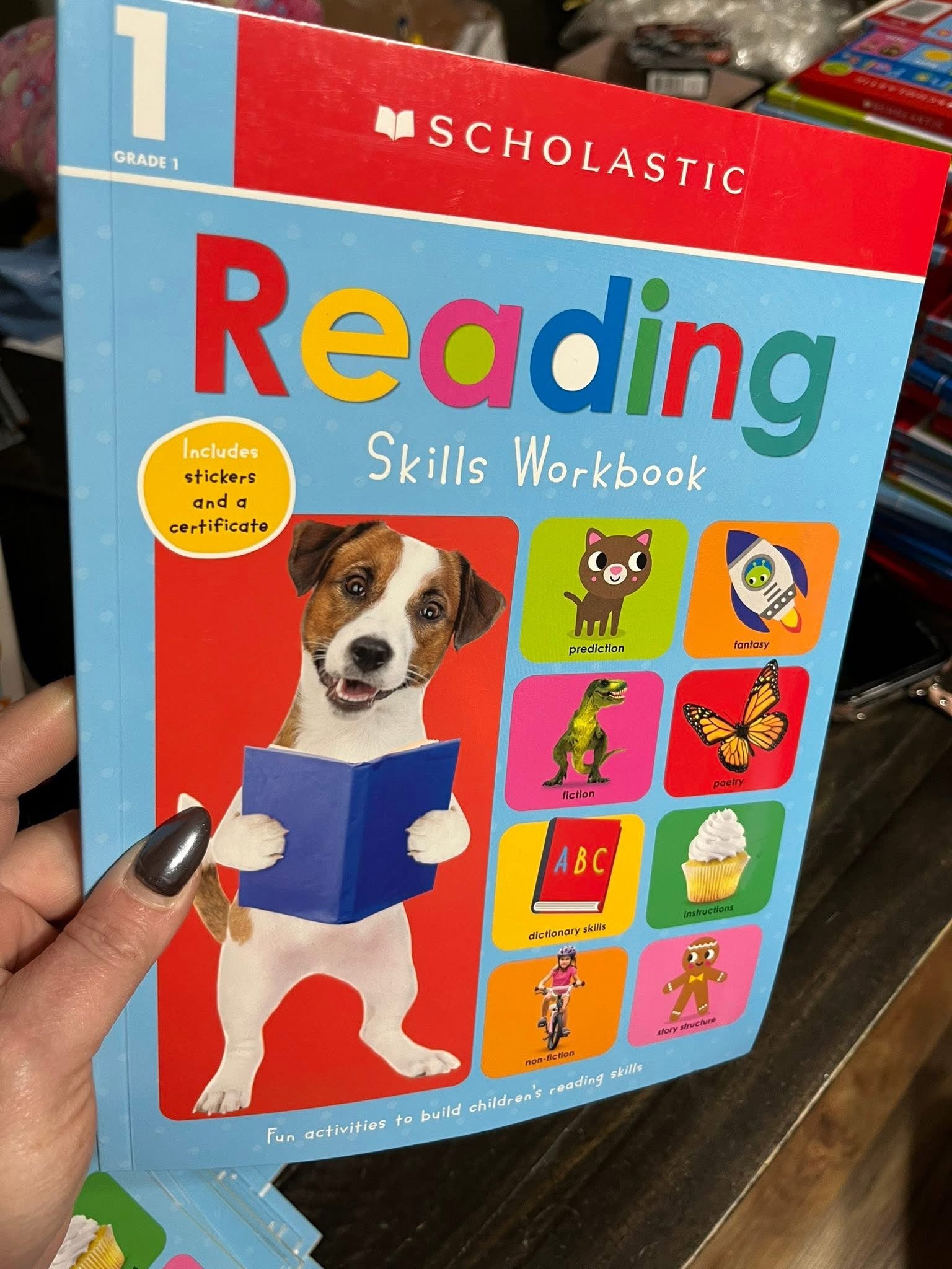 Grade 1 Reading Skills Workbook