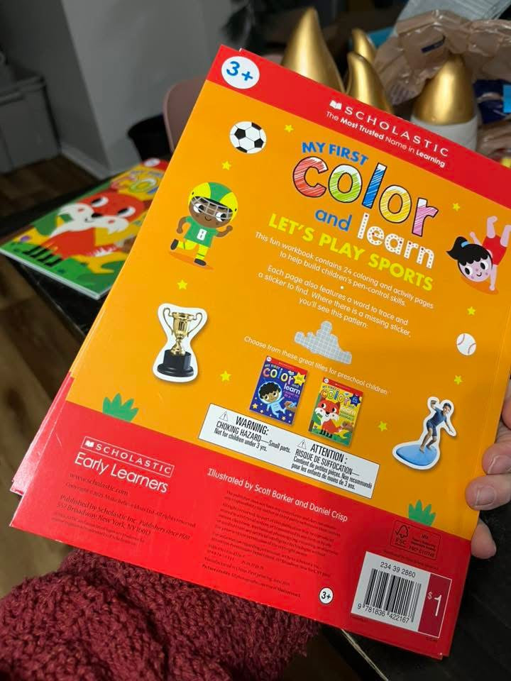 My First Color & Learn Workbook