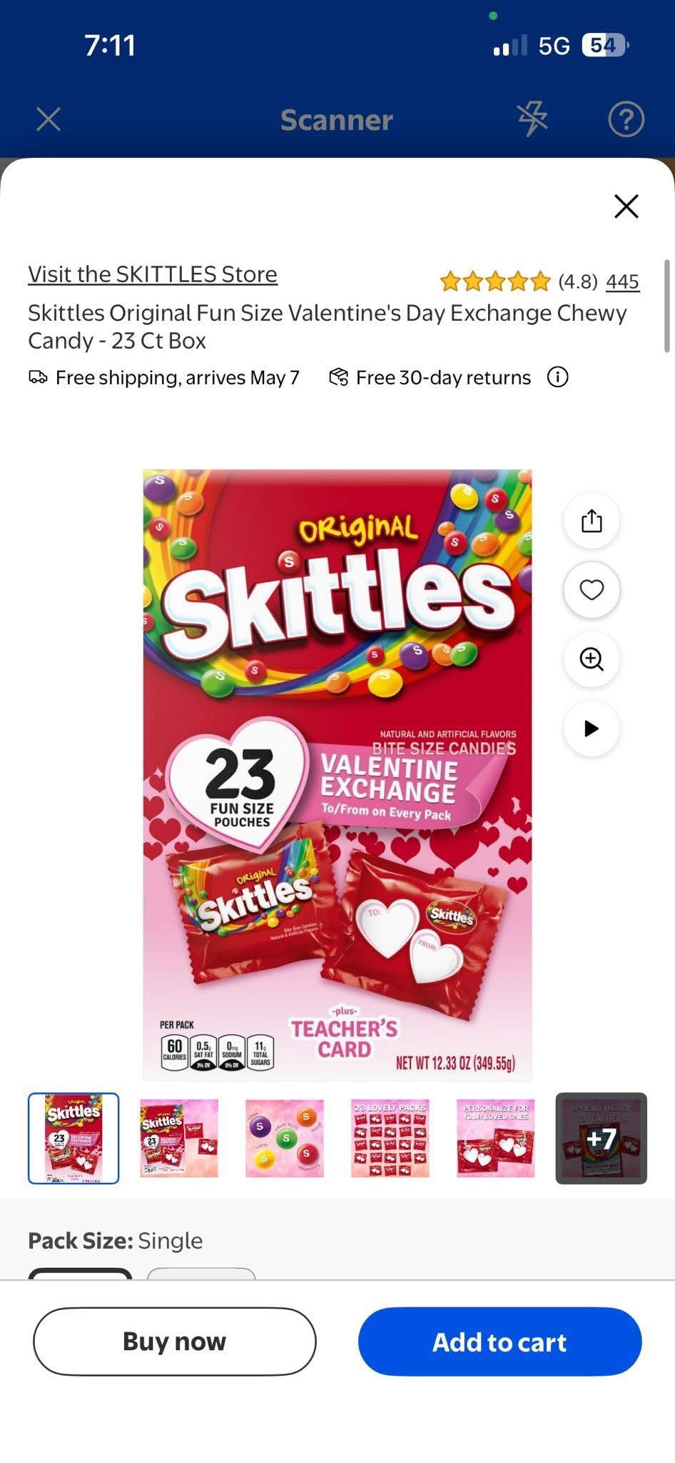 Skittles Original Fun Size Chewy Candy