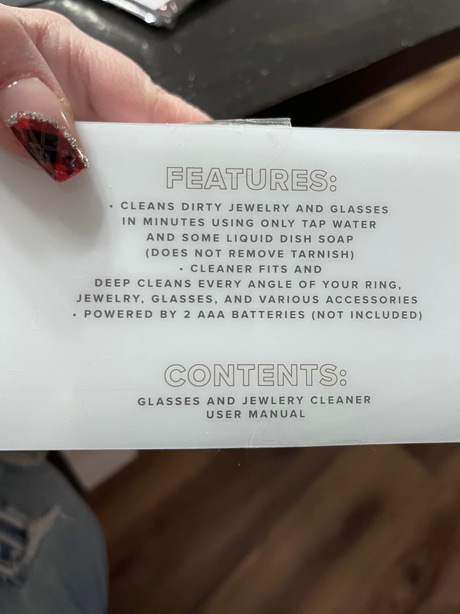 Glasses & Jewelry Cleaner