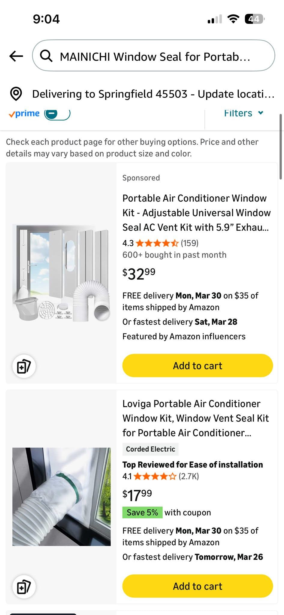 Window Seal Kit for Portable Air Conditioner Installation Notes - 25x162