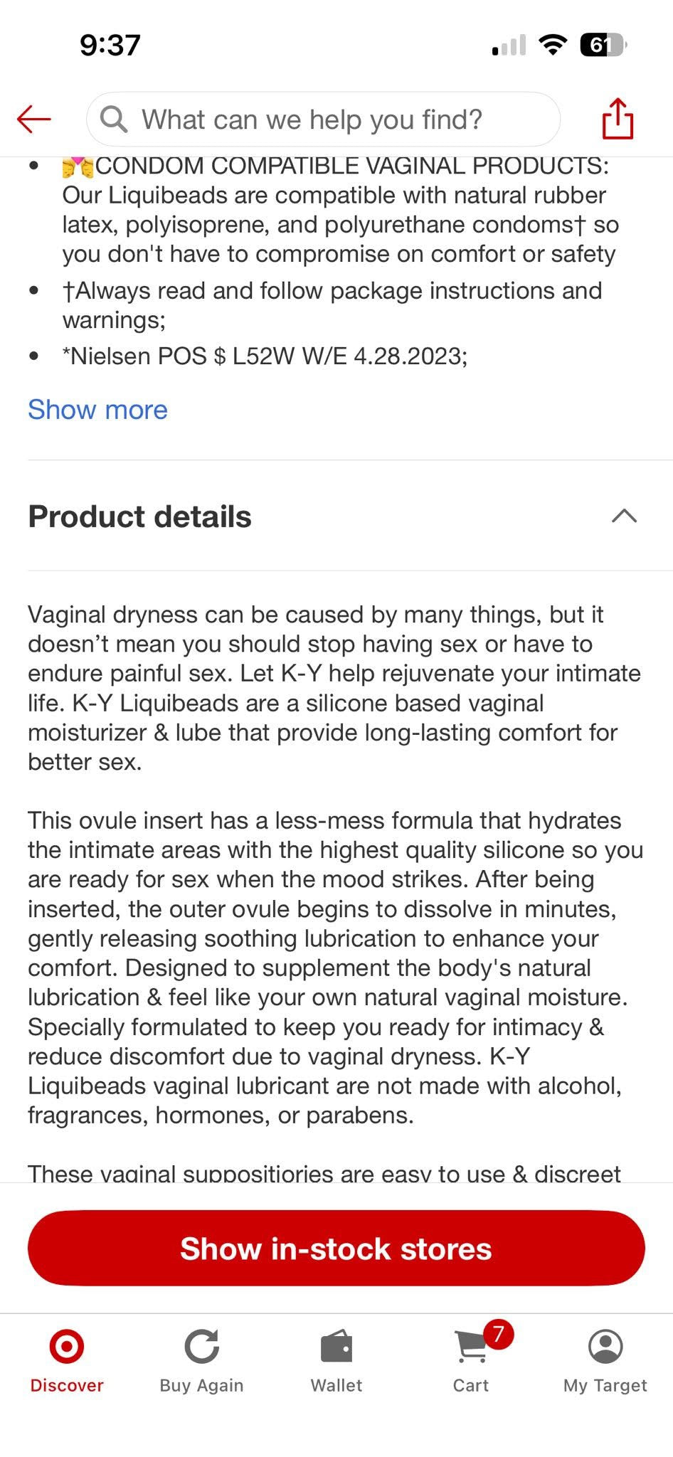 KY Liquibeads