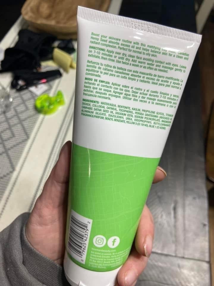 Canadian Hemp Seed Clay Mask