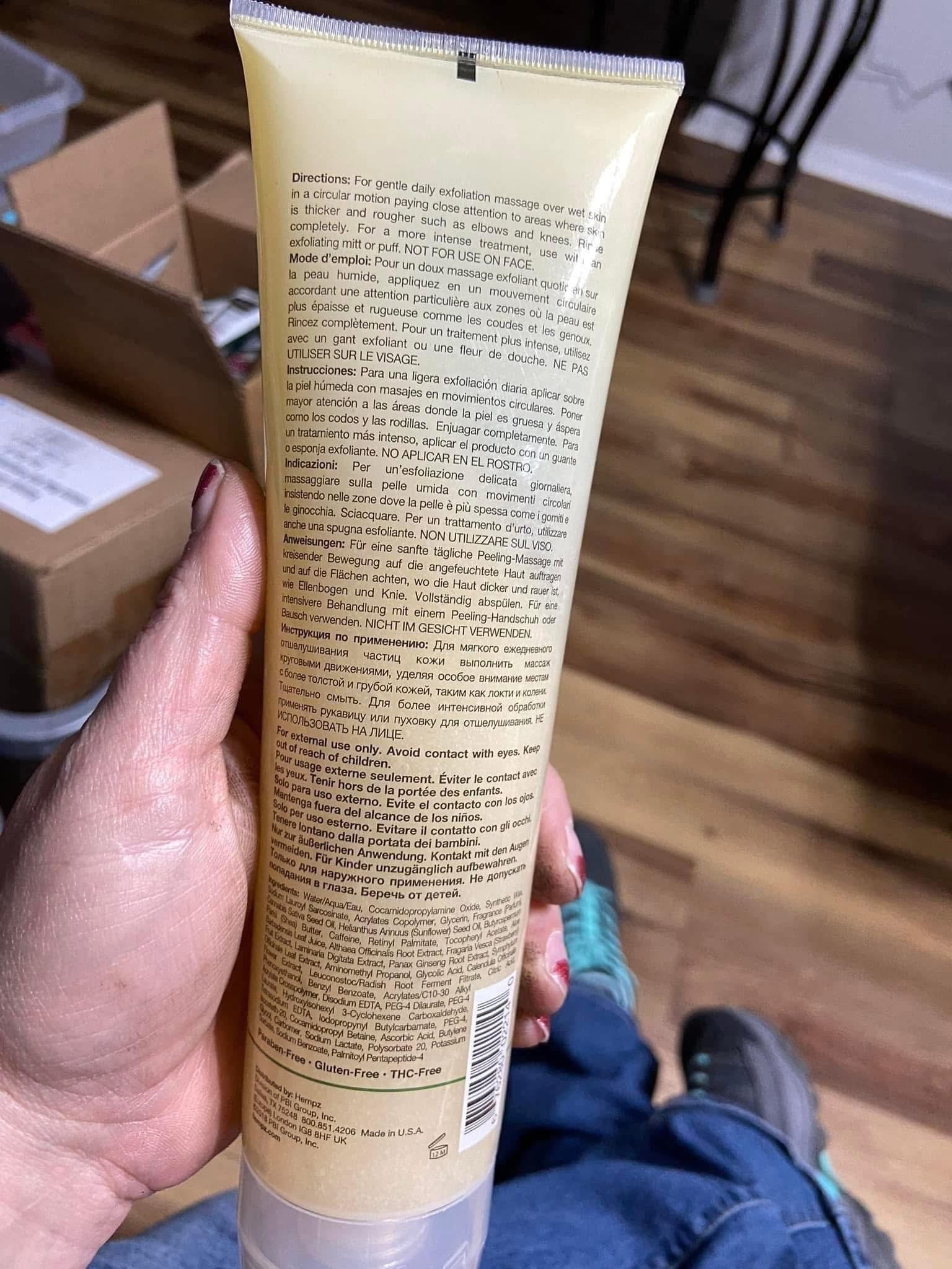 Hempz Exfoliating Body Scrub