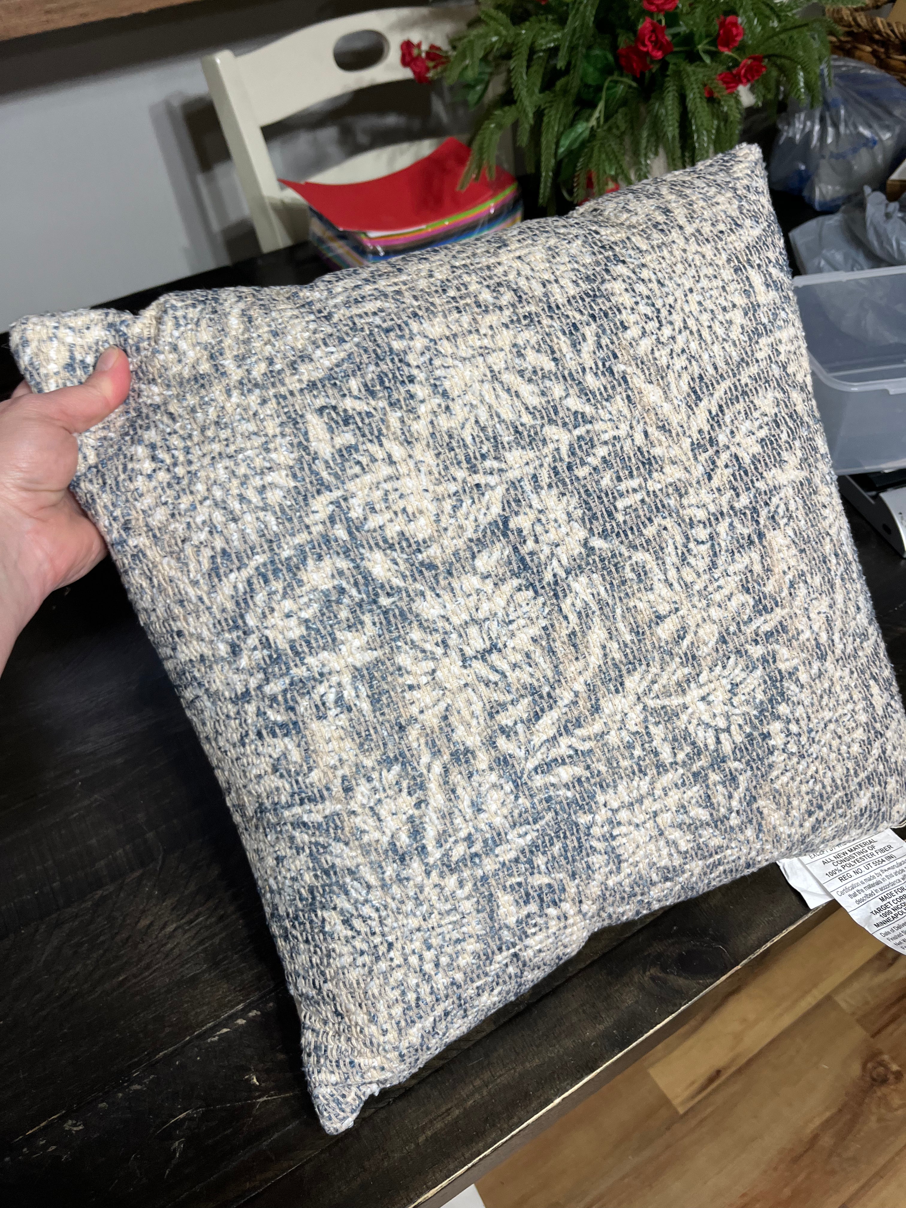 18x18 Square Floral Throw Pillow