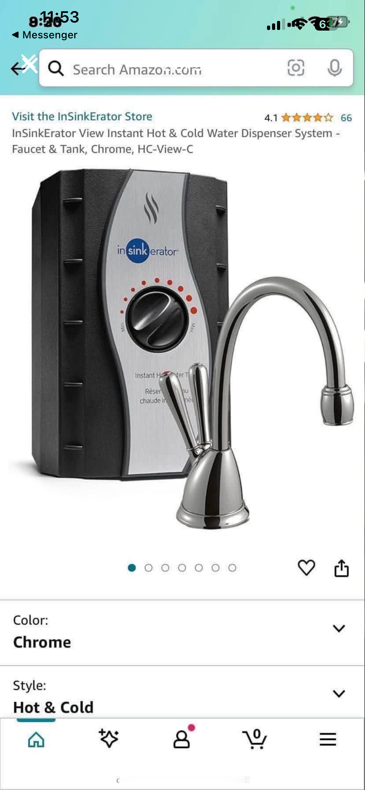InSinkErator View Instant Hot & Cold Water Dispenser System