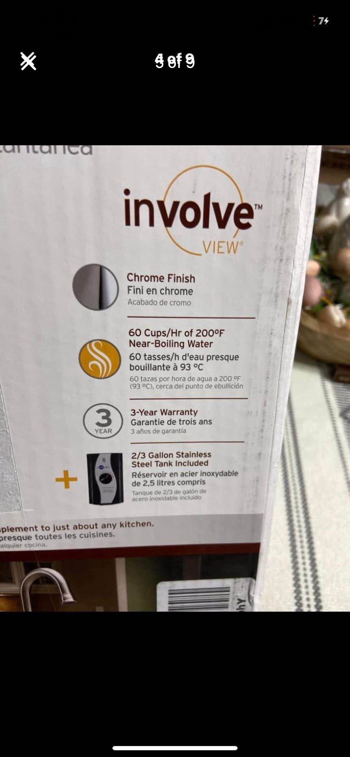 InSinkErator View Instant Hot & Cold Water Dispenser System