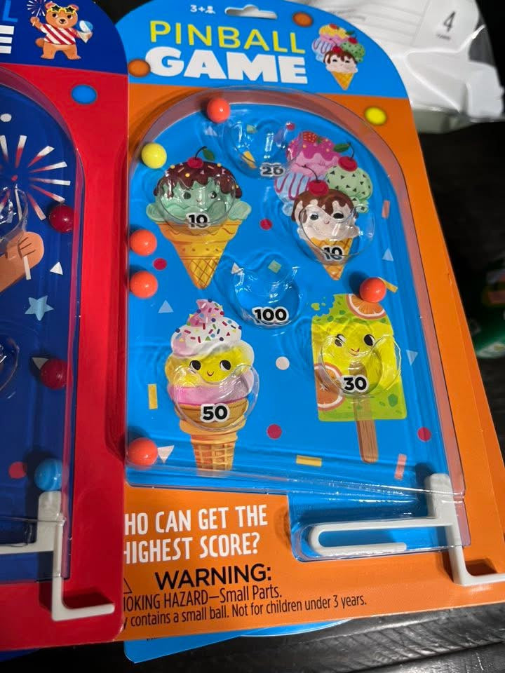 Ice Cream Pin Ball Game