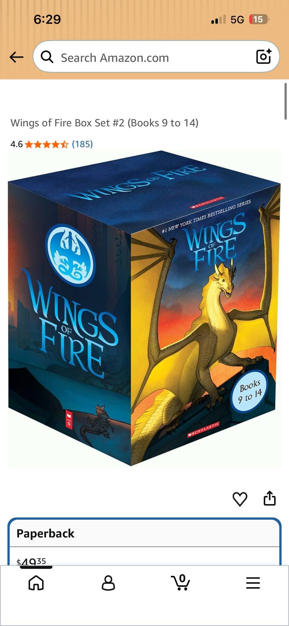 Wings of Fire Box Set #2 (Books 9 to 14)