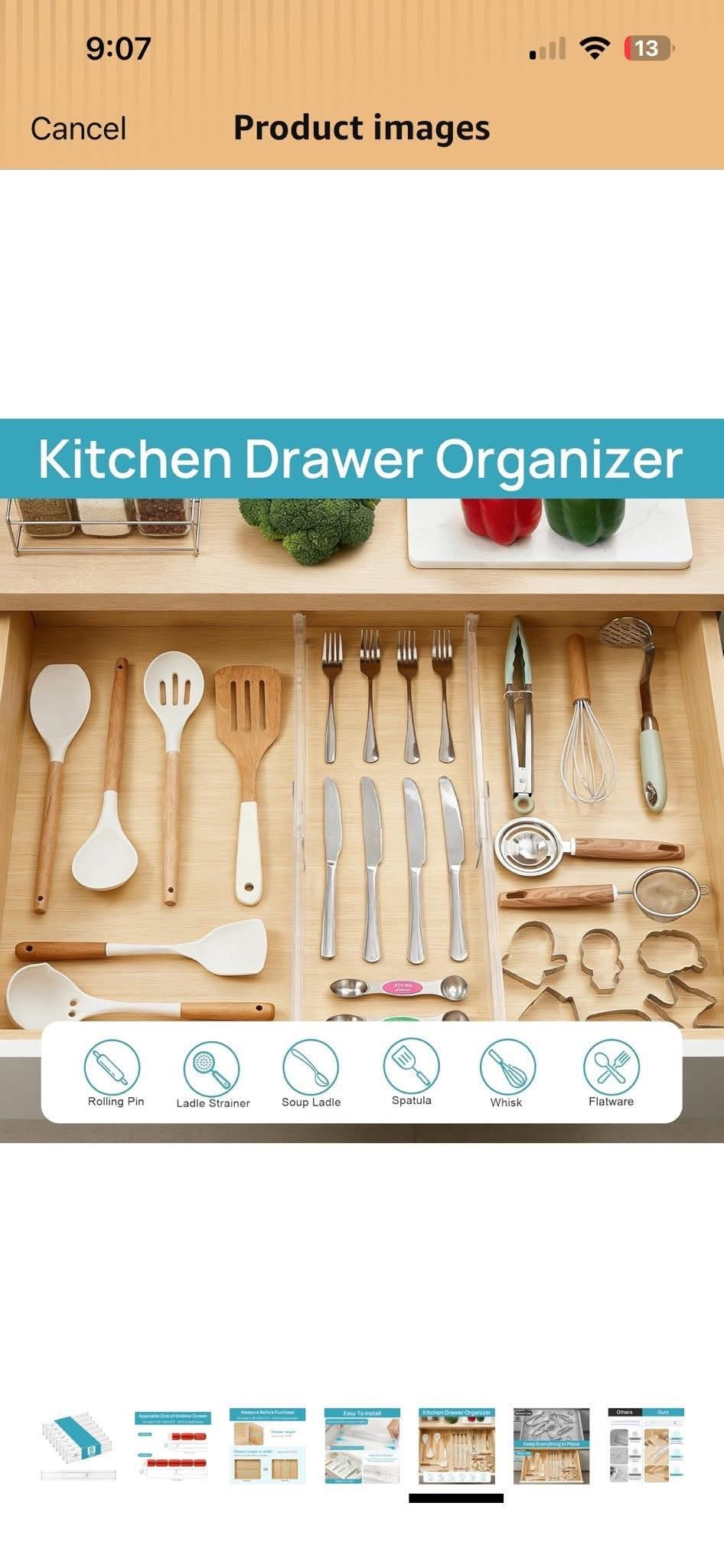 4 pack Drawer Dividers