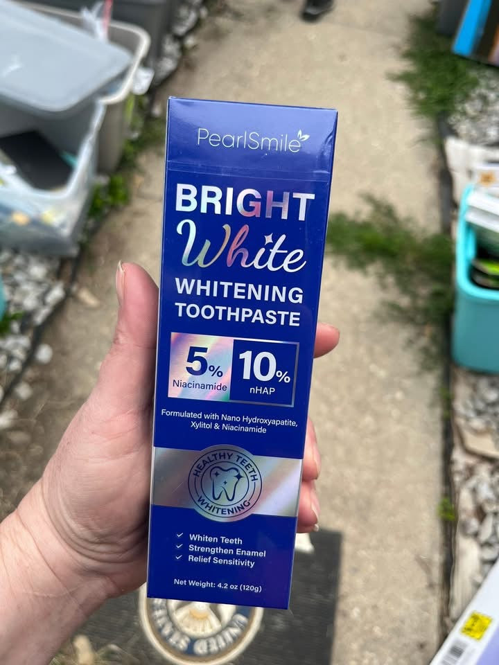 PearlSmile Niacinamide Hydroxyapatite Whitening Toothpaste