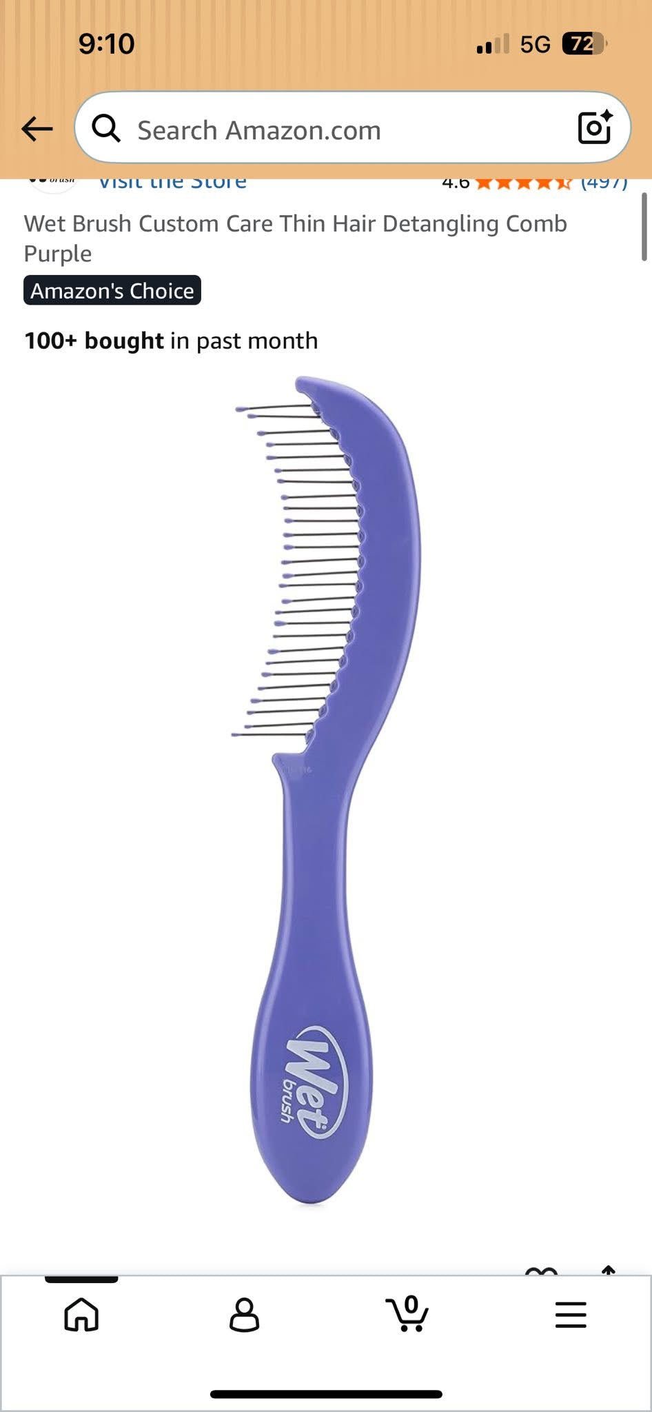 Wet Brush - Fine Hair Detangling Comb