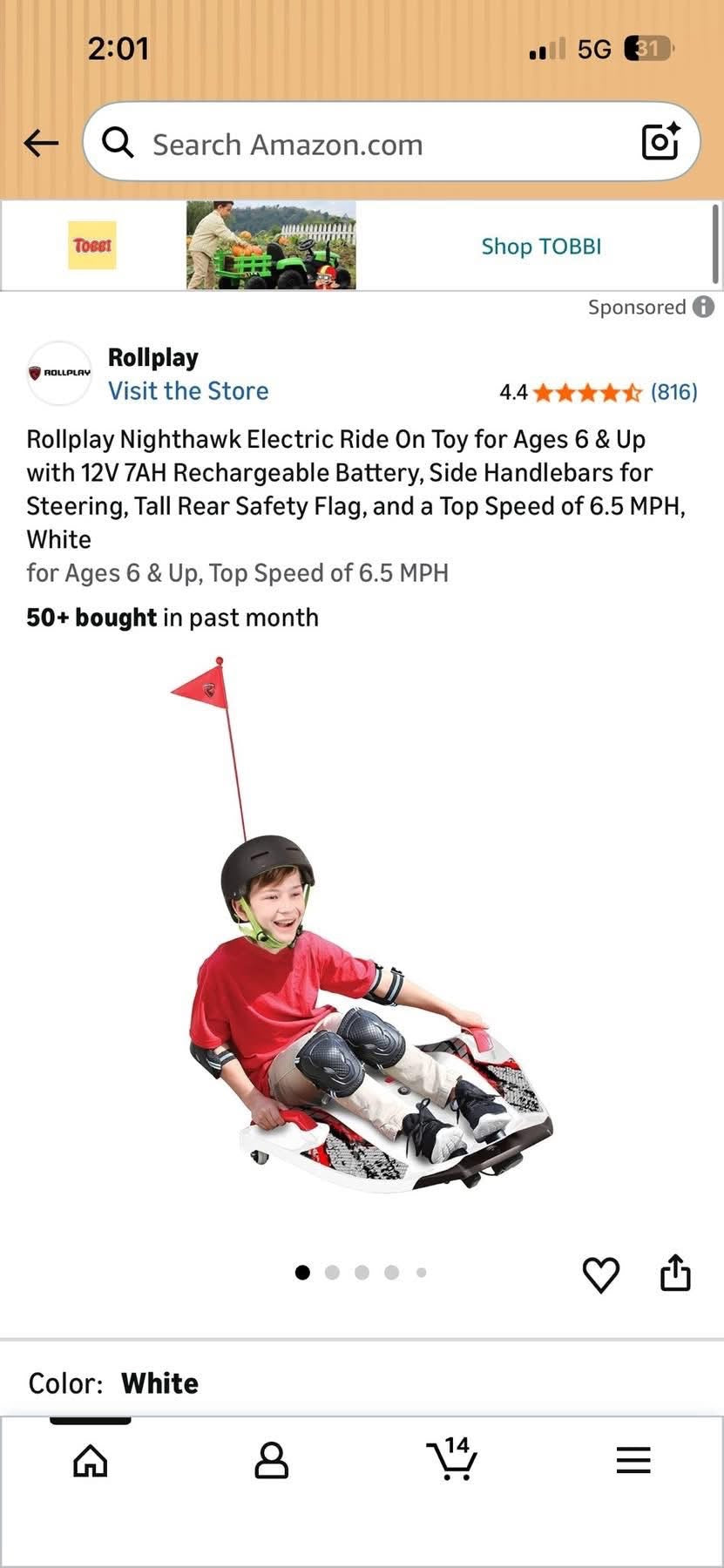 Nighthawk Electric Ride On