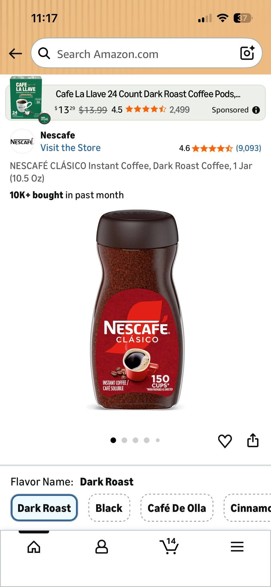NESCAFÉ CLÁSICO Instant Coffee