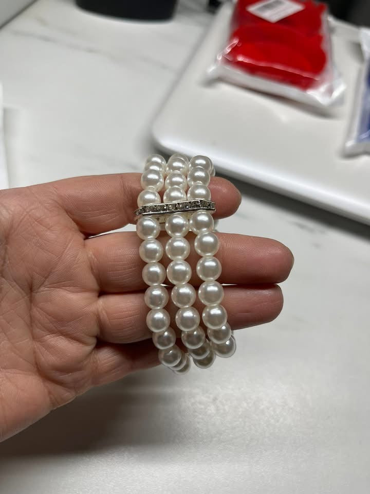 Faux Pearl Bracelet