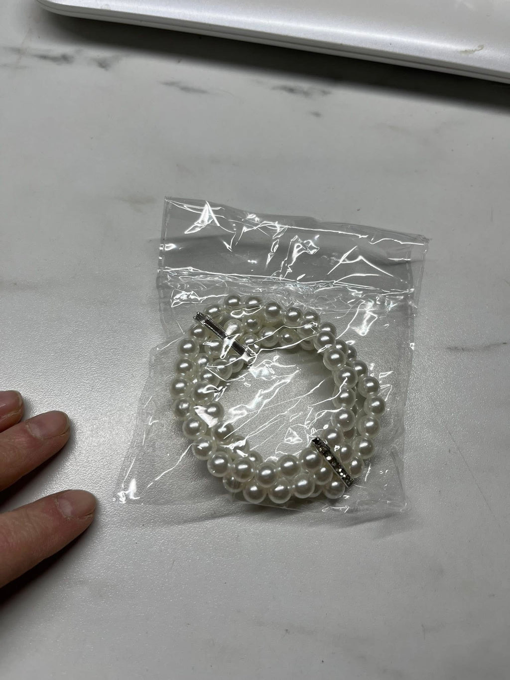 Faux Pearl Bracelet