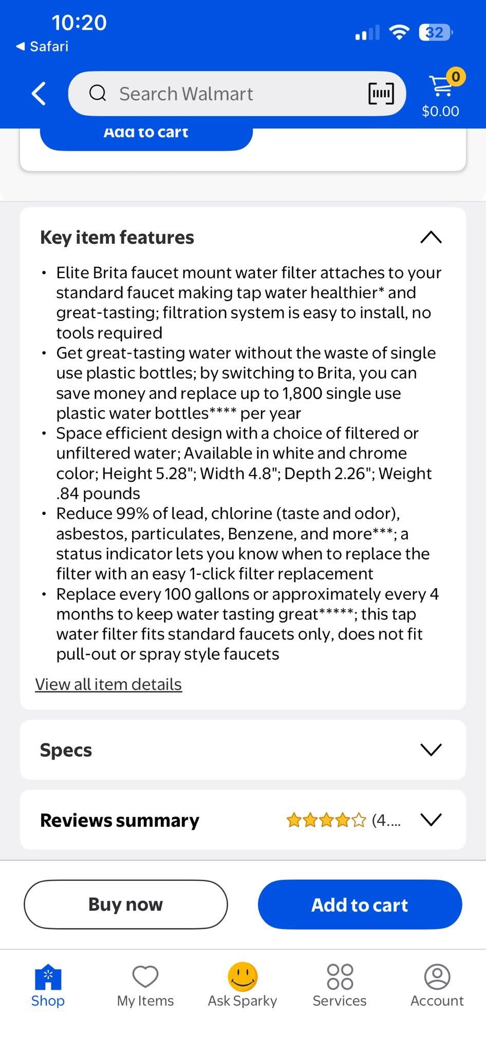Brita Elite Chrome