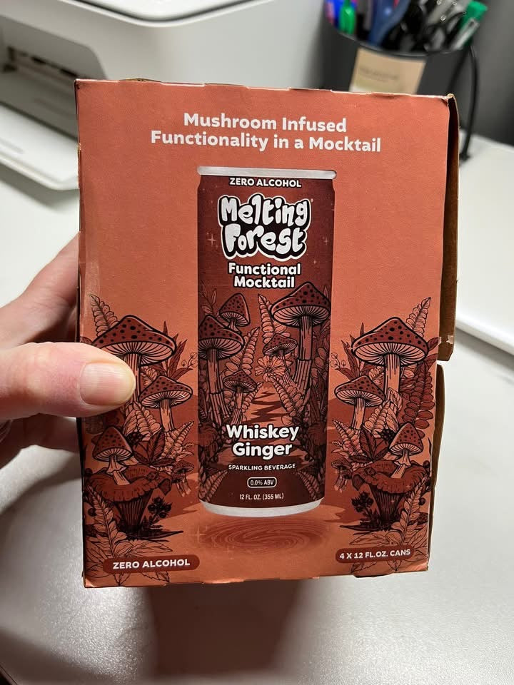 Melting Forest Functional Mocktail Whiskey Ginger