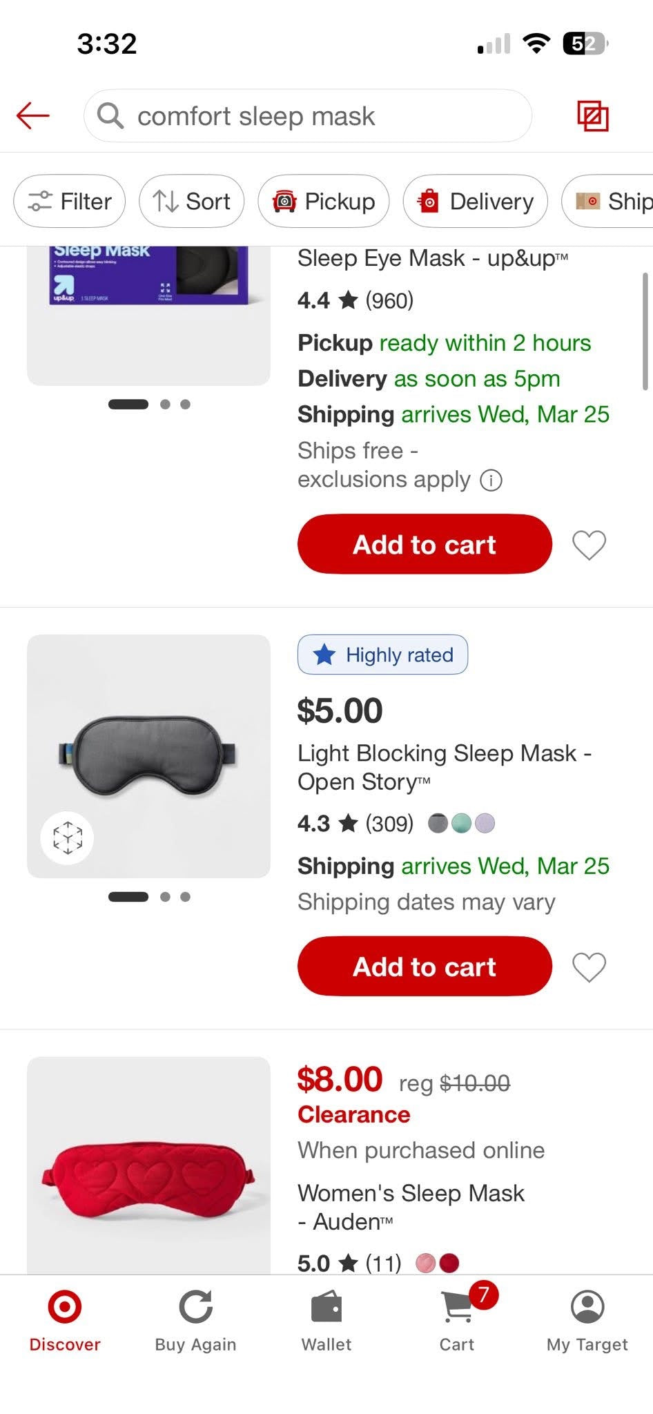 Light Blocking Sleep Mask