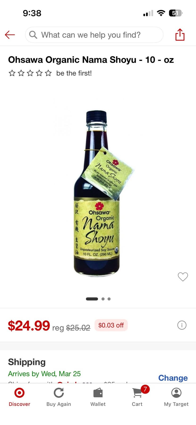 Ohsawa Organic Nama Shoyu