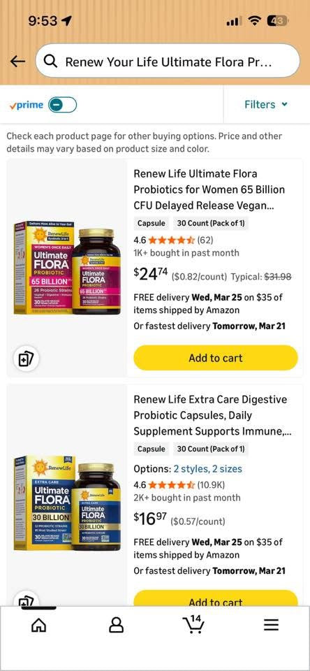 Extra Care Digestive Probiotic Capsules,