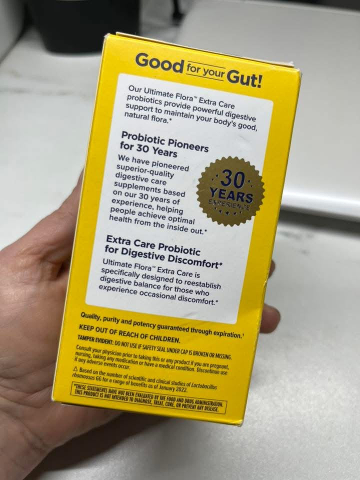 Extra Care Digestive Probiotic Capsules,
