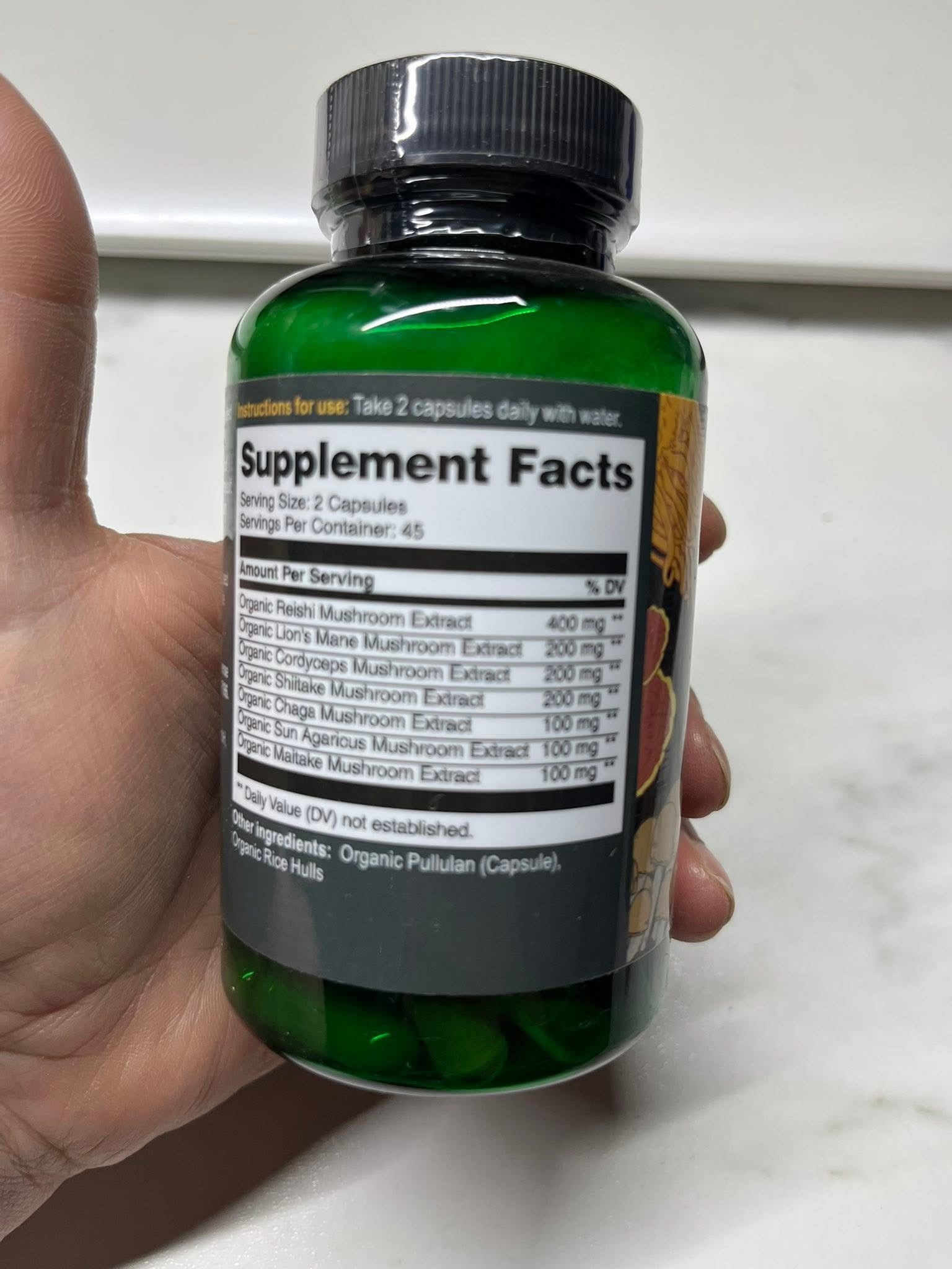 Mushroom Extracts (90 capsules)
