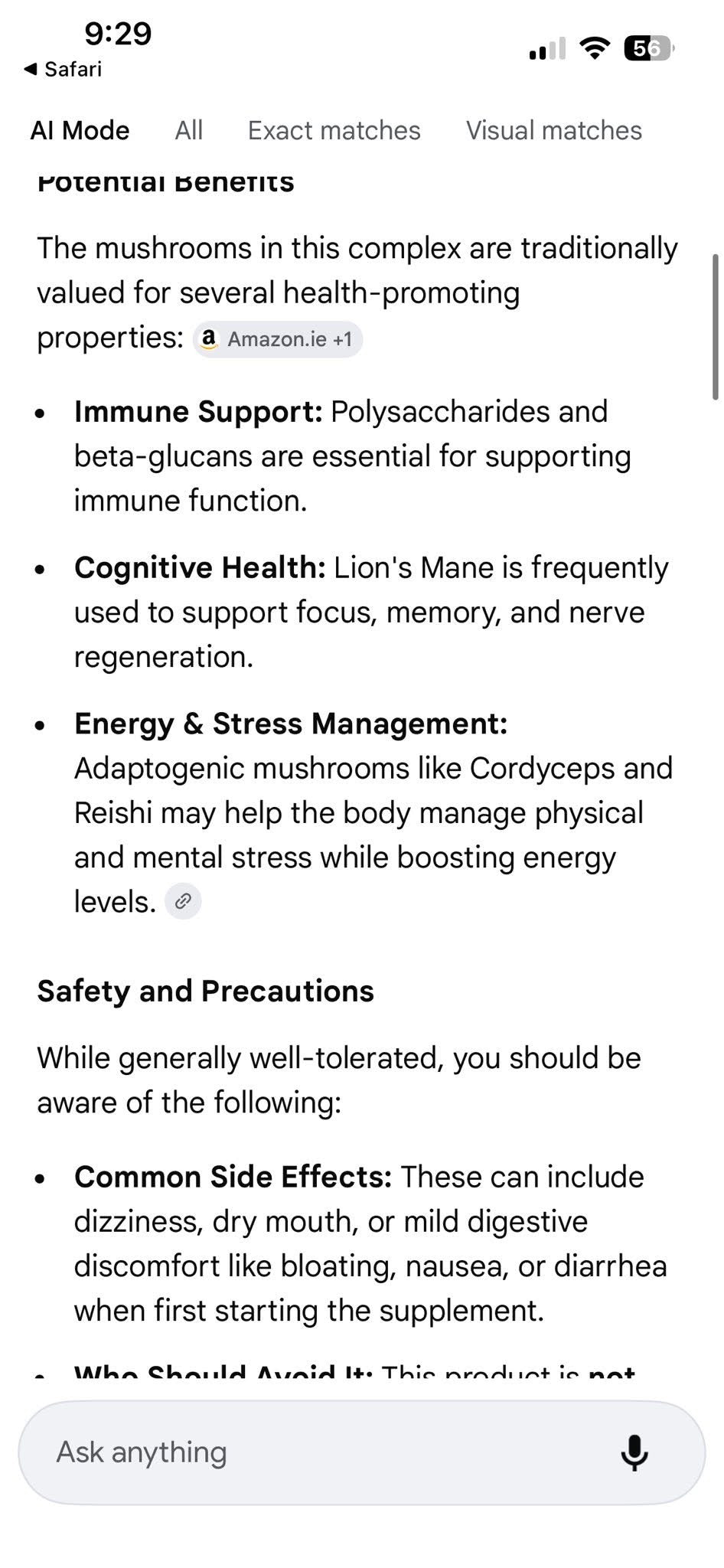 Mushroom Extracts (90 capsules)