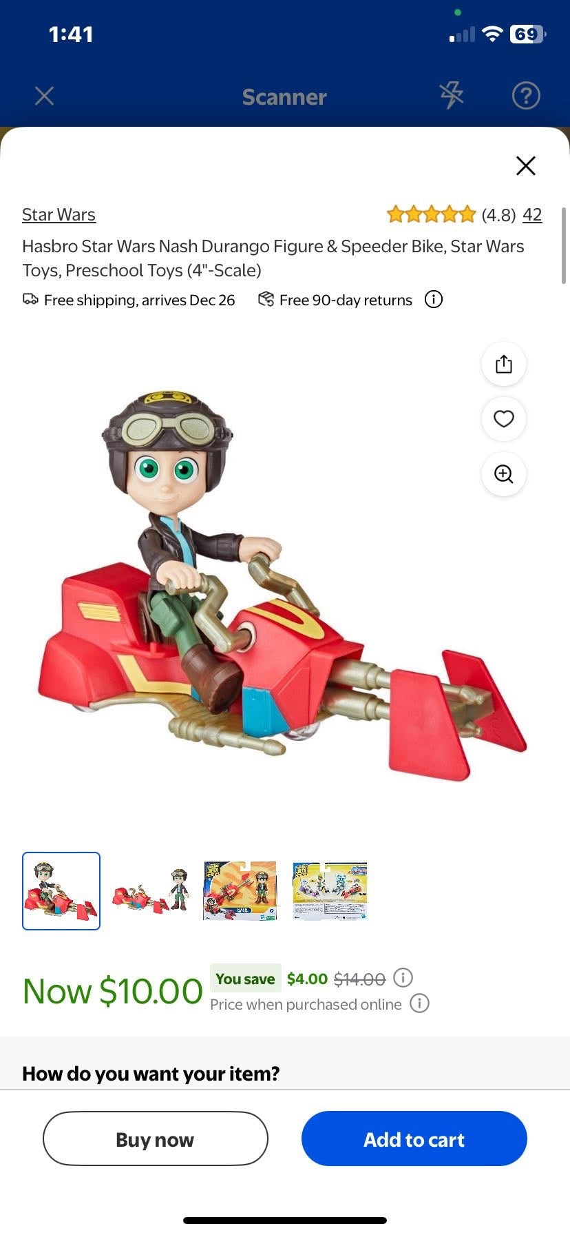 Star Wars Young Jedi Nash Durango