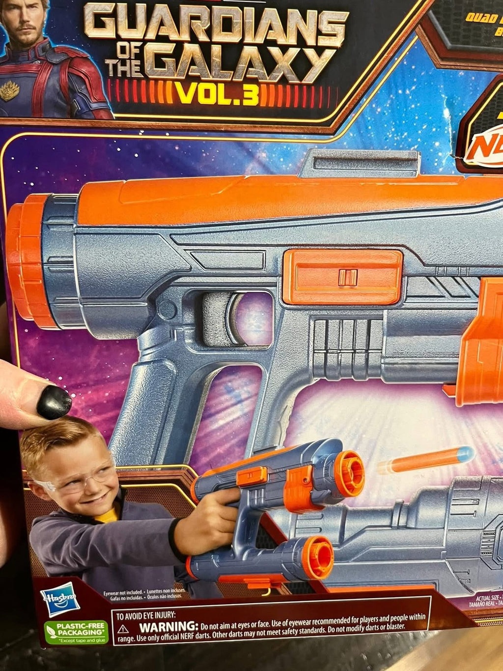 Nerf Star Lord Quad Blaster