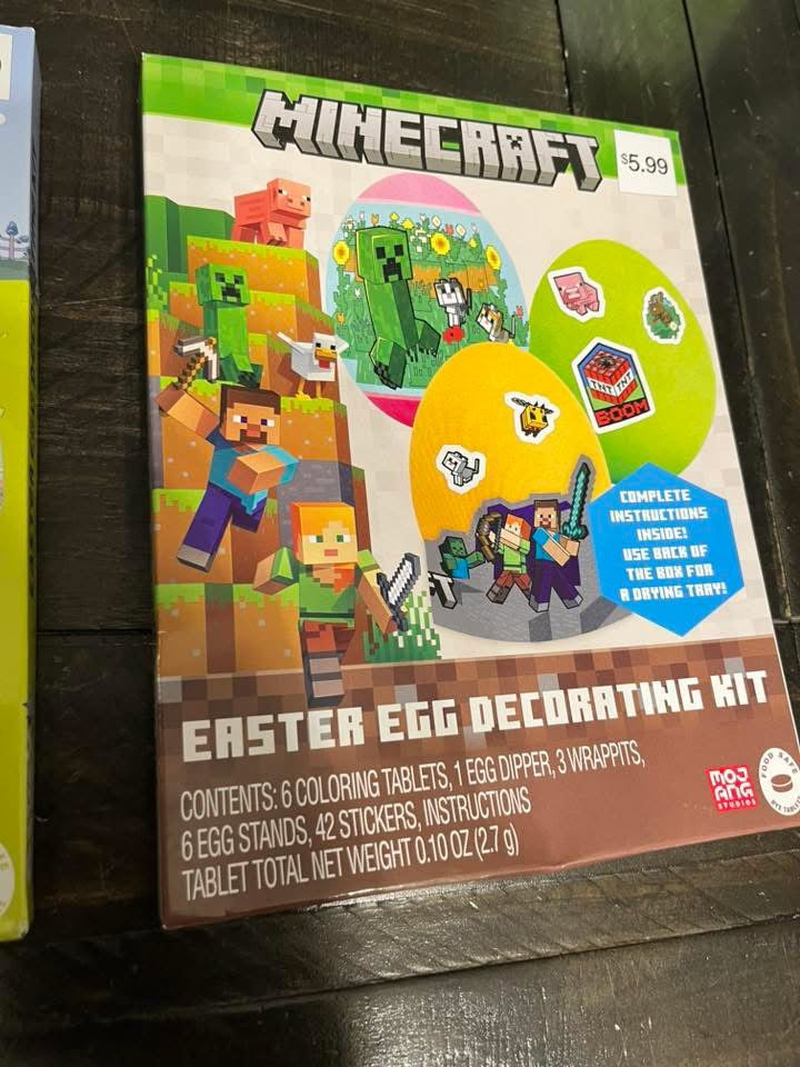 Egg Decorating Kit Minecraft