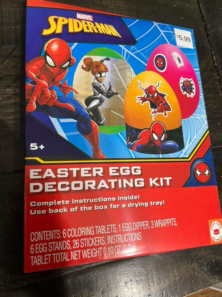 Egg Decorating Kit SpiderMan