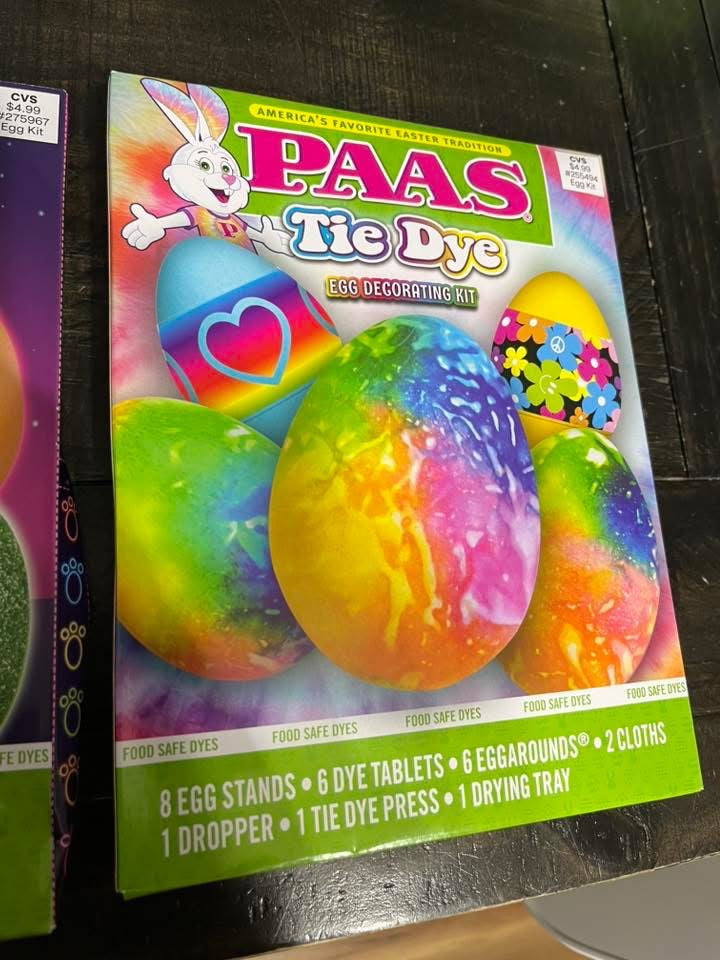 Egg Decorating Kit Tie Dye